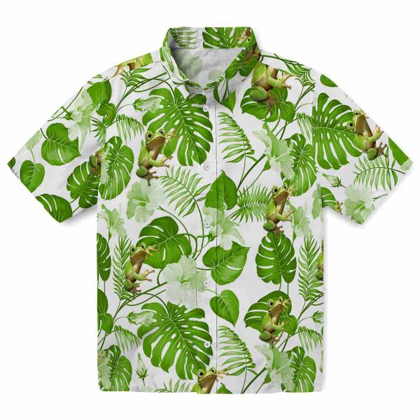 Frog Tropical Plants Hawaiian Shirt Best selling