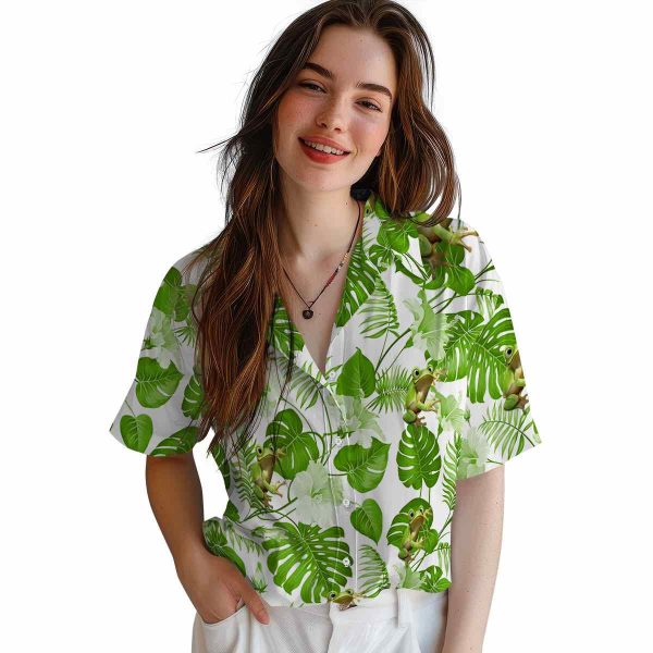 Frog Tropical Plants Hawaiian Shirt Trendy