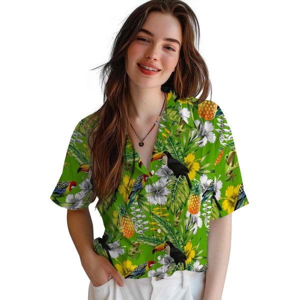 Frog Tropical Toucan Hawaiian Shirt Trendy