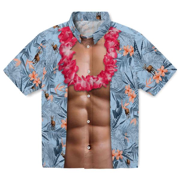 Goat Chest Illusion Hawaiian Shirt Best selling