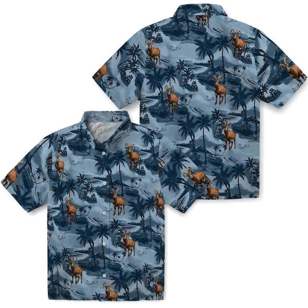 Goat Coastal Palms Hawaiian Shirt Latest Model