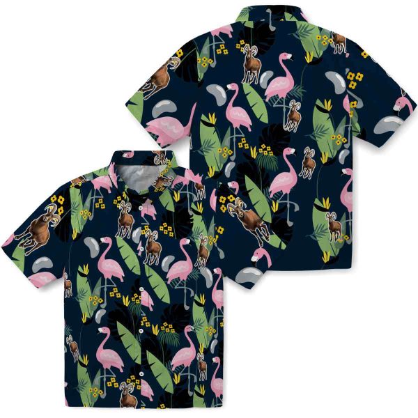 Goat Flamingo Leaves Hawaiian Shirt Latest Model