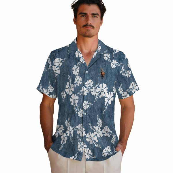 Goat Hibiscus Clusters Hawaiian Shirt High quality