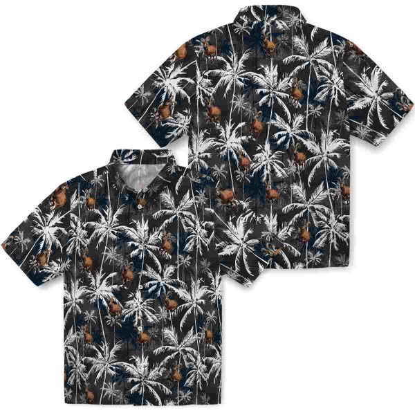 Goat Palm Pattern Hawaiian Shirt Latest Model