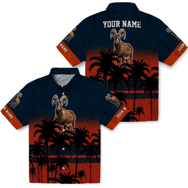 Goat Sunset Pattern Hawaiian Shirt Latest Model