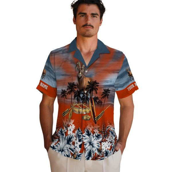 Goat Tropical Canoe Hawaiian Shirt High quality