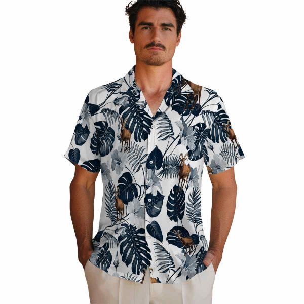 Goat Tropical Plants Hawaiian Shirt High quality