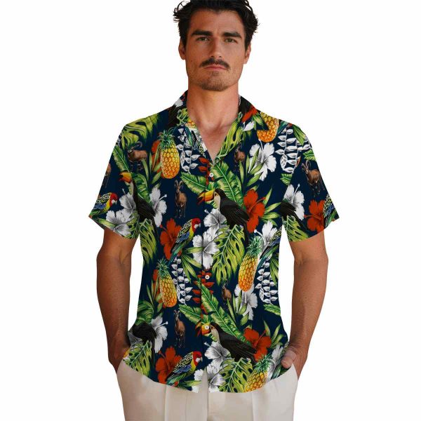 Goat Tropical Toucan Hawaiian Shirt High quality