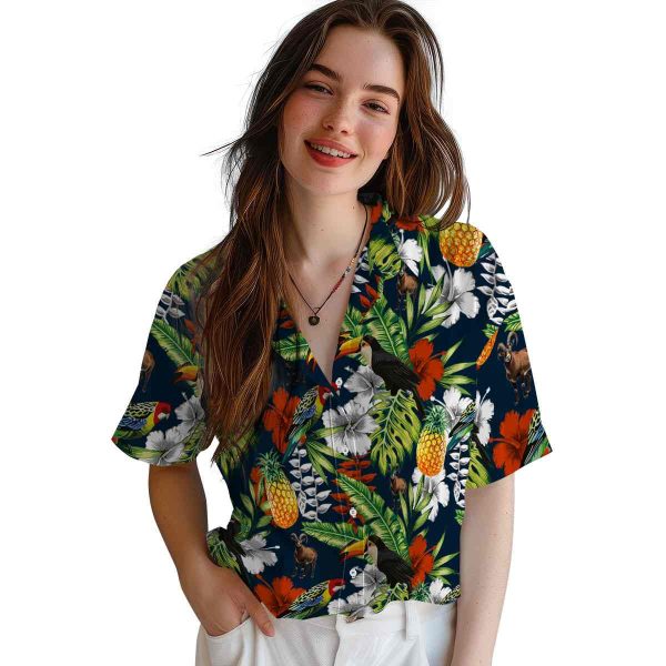 Goat Tropical Toucan Hawaiian Shirt Trendy