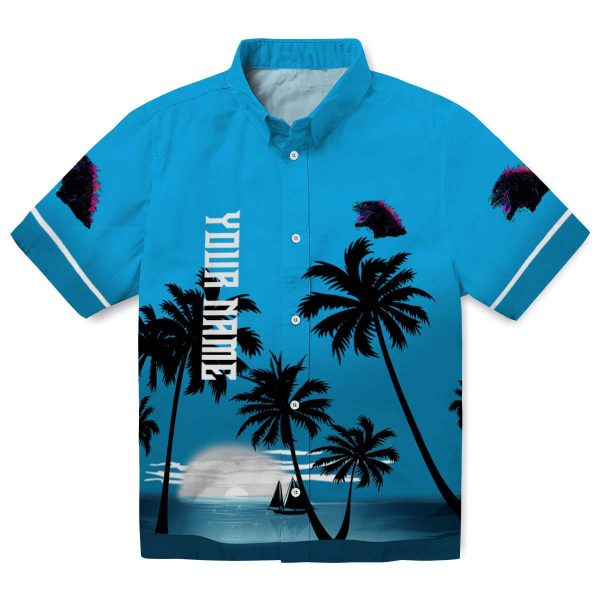 Godzilla Beach Sunset Hawaiian Shirt Best selling