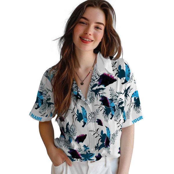 Godzilla Botanical Theme Hawaiian Shirt Trendy