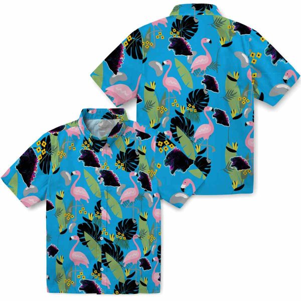 Godzilla Flamingo Leaves Hawaiian Shirt Latest Model