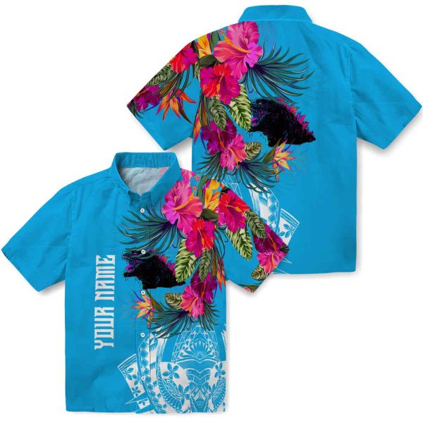 Godzilla Floral Polynesian Hawaiian Shirt Latest Model