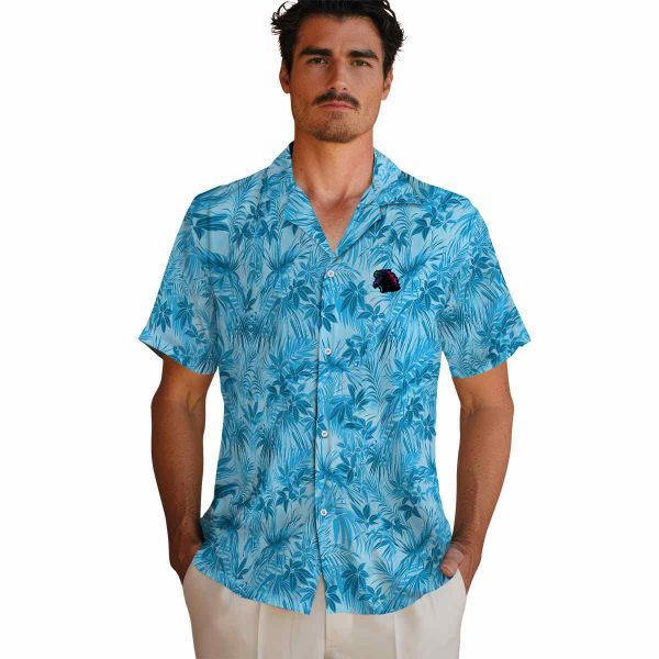 Godzilla Leafy Pattern Hawaiian Shirt High quality