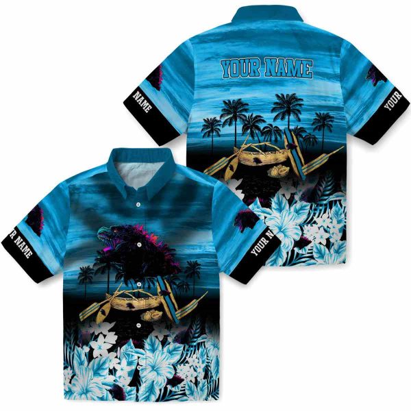 Godzilla Tropical Canoe Hawaiian Shirt Latest Model