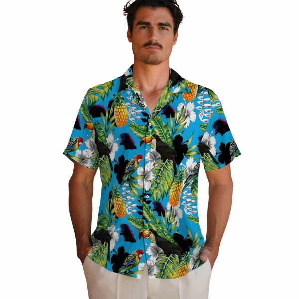 Godzilla Tropical Toucan Hawaiian Shirt High quality