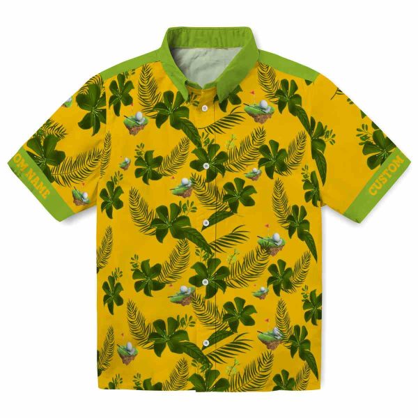 Golf Botanical Print Hawaiian Shirt Best selling