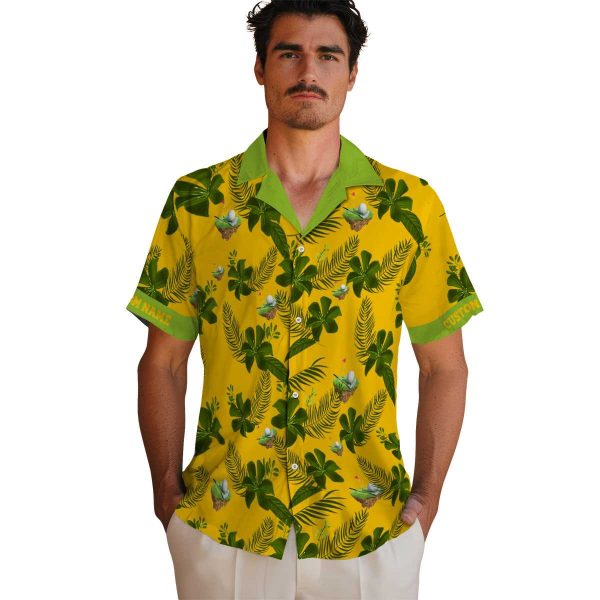 Golf Botanical Print Hawaiian Shirt High quality