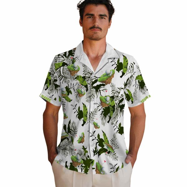 Golf Botanical Theme Hawaiian Shirt High quality