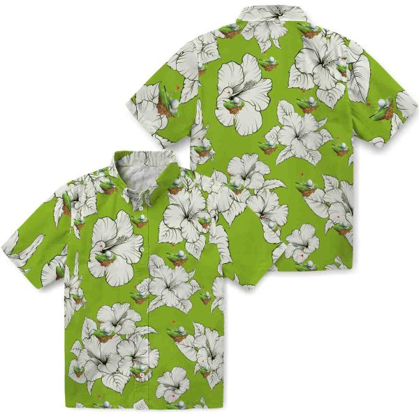 Golf Hibiscus Blooms Hawaiian Shirt Latest Model