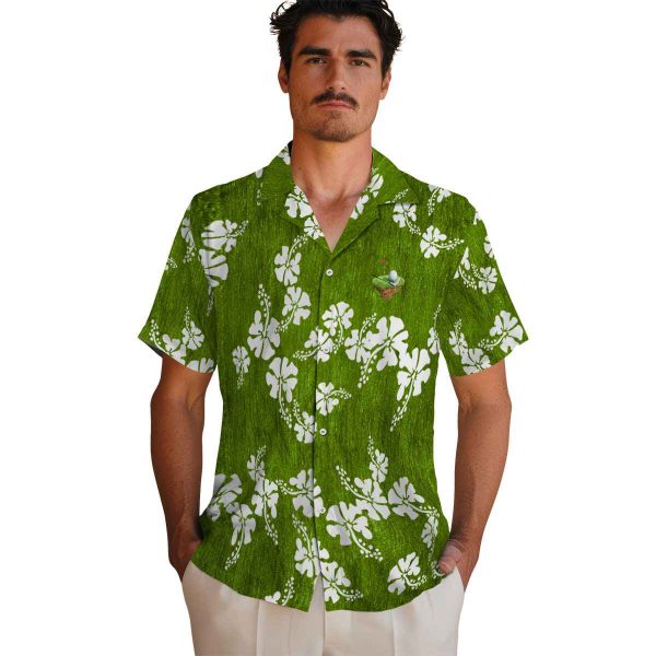 Golf Hibiscus Clusters Hawaiian Shirt High quality