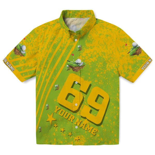 Golf Star Stripes Hawaiian Shirt Best selling