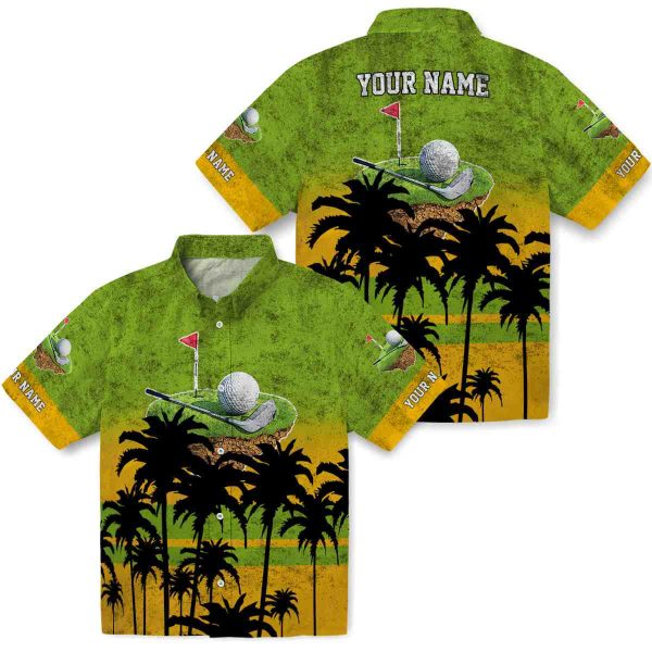 Golf Sunset Pattern Hawaiian Shirt Latest Model