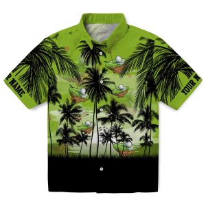 Golf Sunset Scene Hawaiian Shirt Best selling