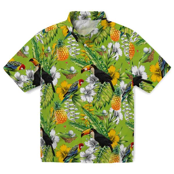 Golf Tropical Toucan Hawaiian Shirt Best selling