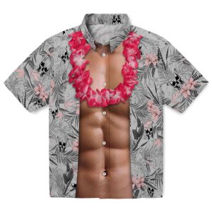 Goth Chest Illusion Hawaiian Shirt Best selling