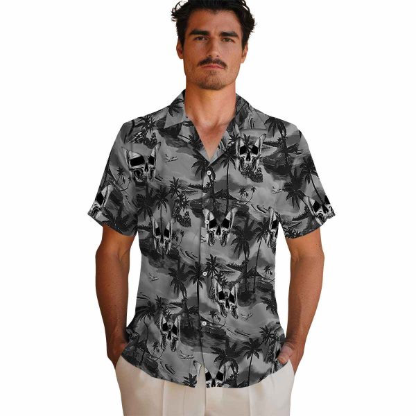 Goth Coastal Palms Hawaiian Shirt High quality