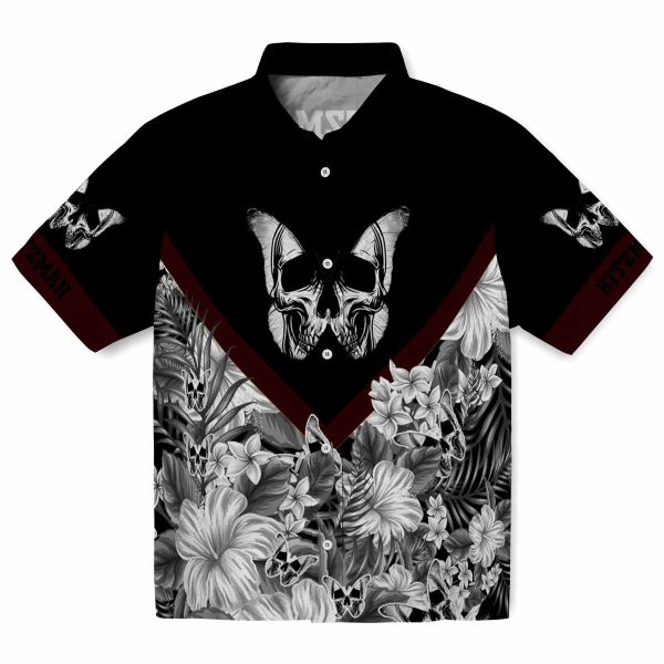 Goth Floral Chevron Hawaiian Shirt Best selling