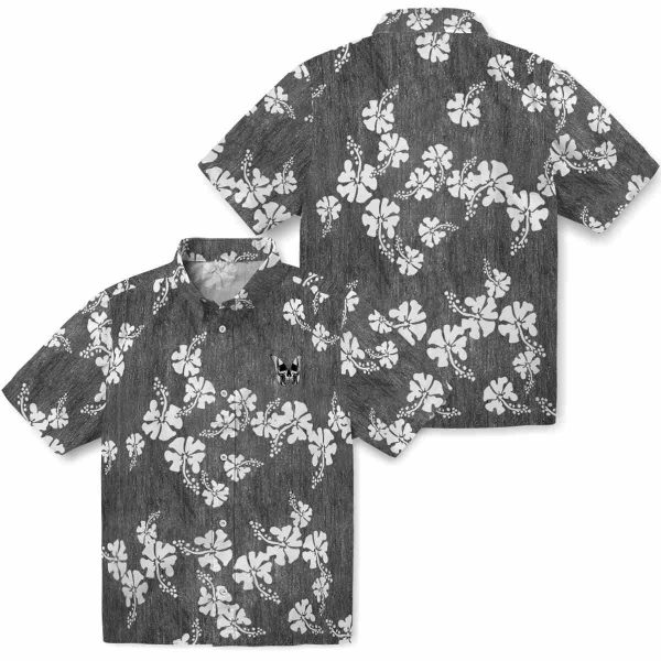 Goth Hibiscus Clusters Hawaiian Shirt Latest Model