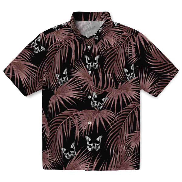 Goth Leafy Palms Hawaiian Shirt Best selling