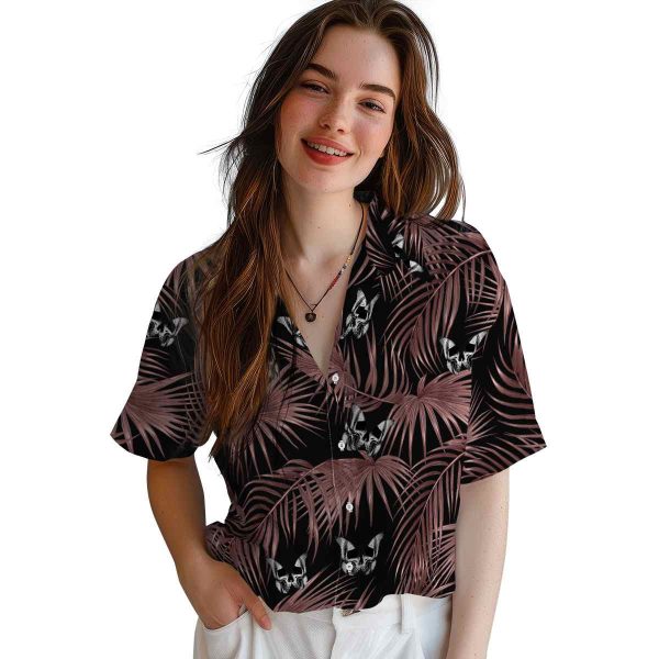 Goth Leafy Palms Hawaiian Shirt Trendy