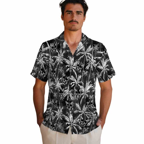 Goth Palm Pattern Hawaiian Shirt High quality