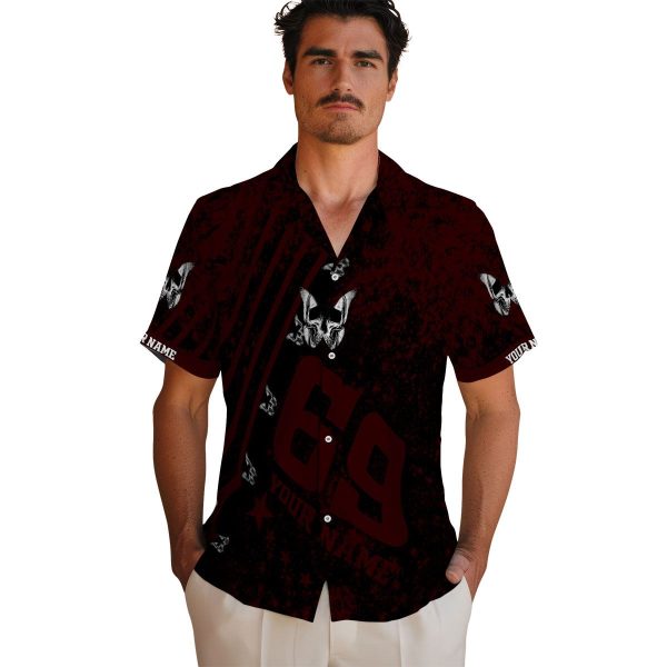 Goth Star Stripes Hawaiian Shirt High quality