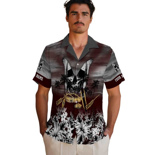 Goth Tropical Canoe Hawaiian Shirt High quality