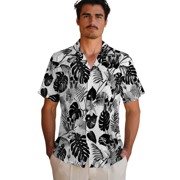 Goth Tropical Plants Hawaiian Shirt High quality