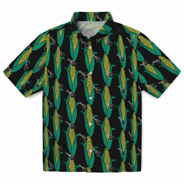 Guitar Corn Motifs Hawaiian Shirt Best selling