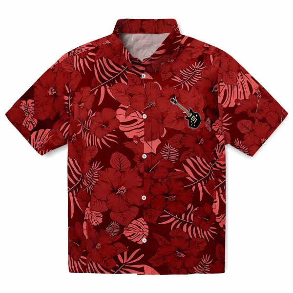 Guitar Jungle Vibes Hawaiian Shirt Best selling