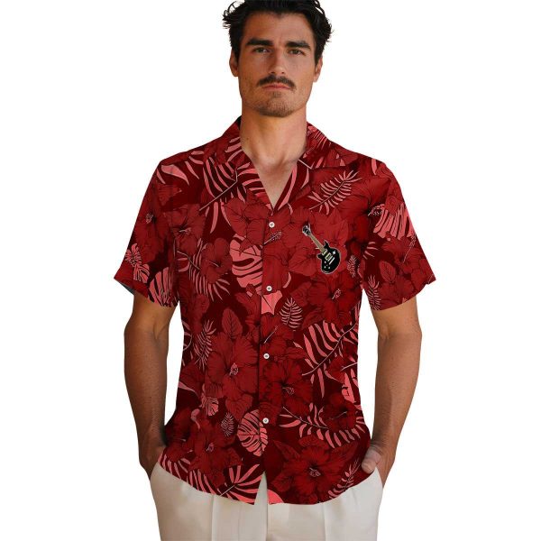 Guitar Jungle Vibes Hawaiian Shirt High quality