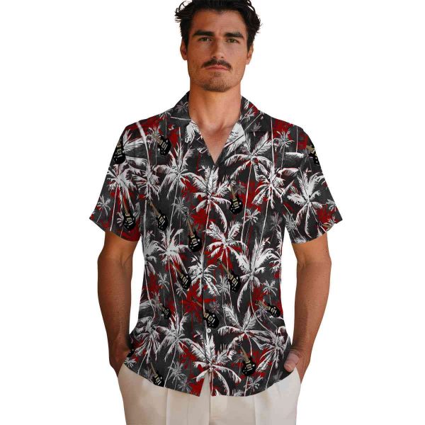 Guitar Palm Pattern Hawaiian Shirt High quality