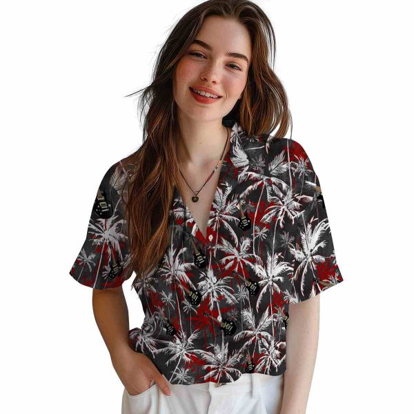 Guitar Palm Pattern Hawaiian Shirt Trendy