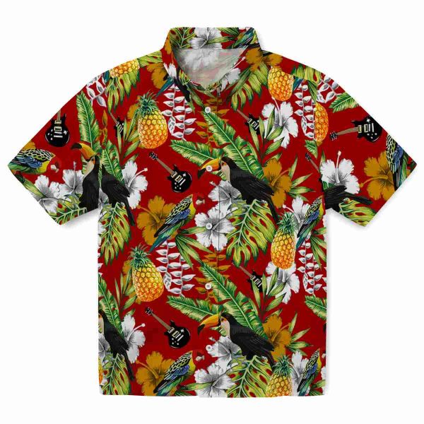 Guitar Tropical Toucan Hawaiian Shirt Best selling