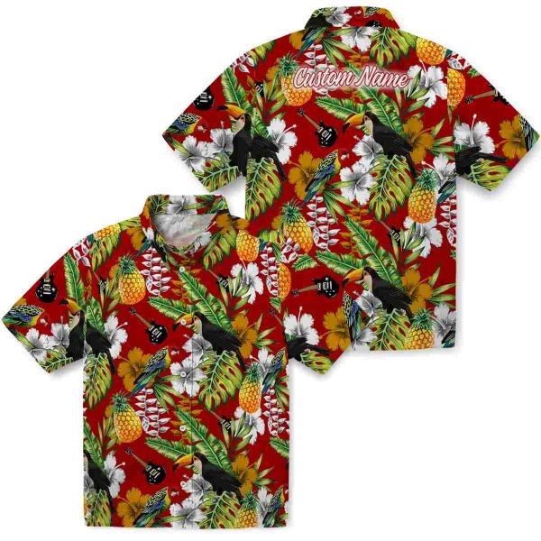 Guitar Tropical Toucan Hawaiian Shirt Latest Model