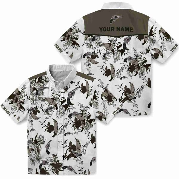 Gun Botanical Theme Hawaiian Shirt Latest Model