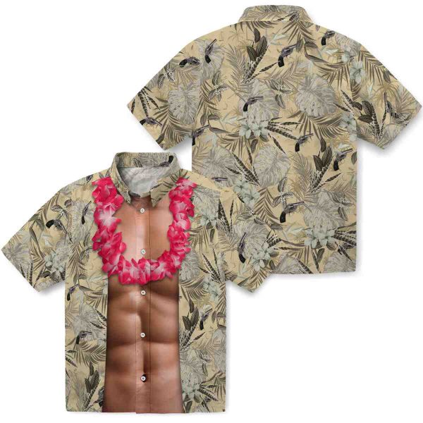 Gun Chest Illusion Hawaiian Shirt Latest Model