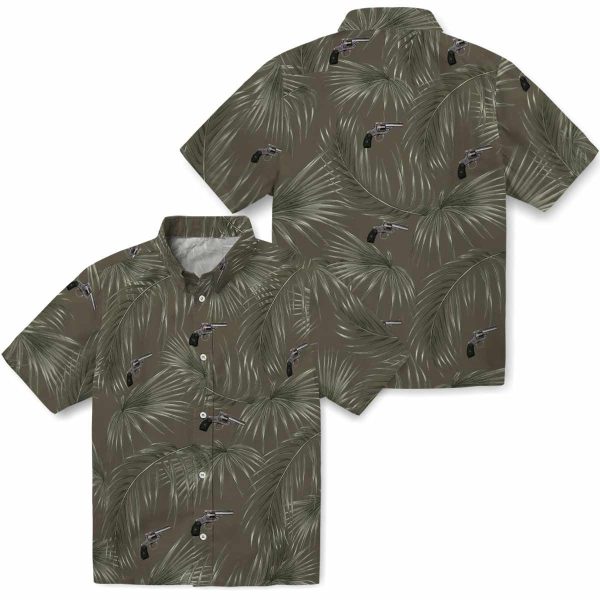 Gun Leafy Palms Hawaiian Shirt Latest Model