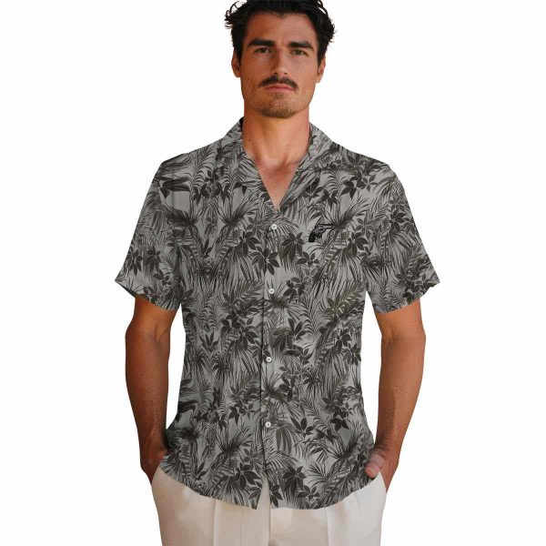 Gun Leafy Pattern Hawaiian Shirt High quality